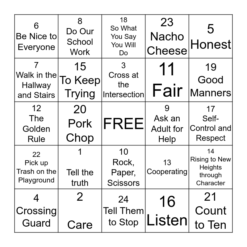 making-character-count-bingo-card