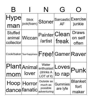 Seth edition Bingo Card