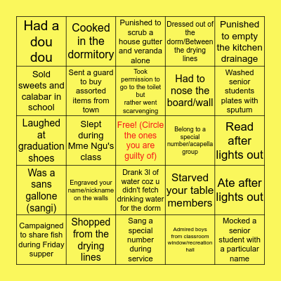 SBC Limbe, Part 3 Bingo Card