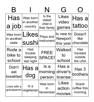 3D Art & Design Bingo Card