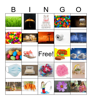 Easter/Quarantine Bingo Card