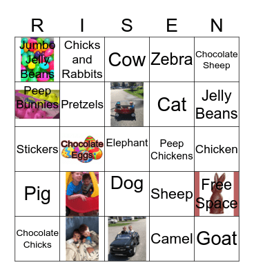 Easter Bingo Card