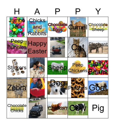 Easter Bingo Card