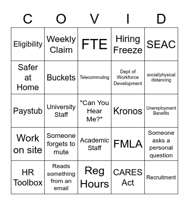 5.15.20 Bingo Card