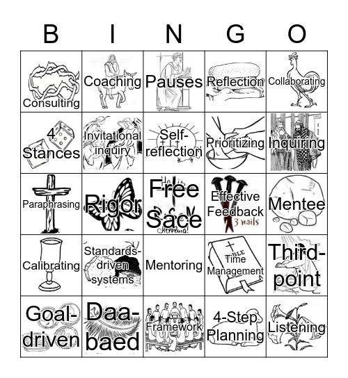 Mentor Bingo! Bingo Card