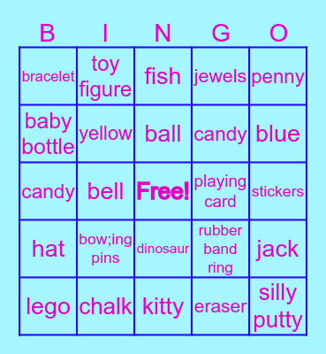 Easter Bingo Card