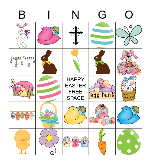 EASTER BINGO Card