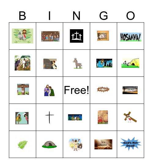 Easter Bingo Card