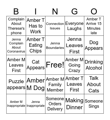 Bride Tribe Bingo! Bingo Card