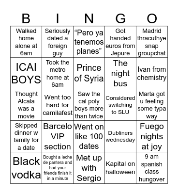 Discovery 2019 Bingo Card