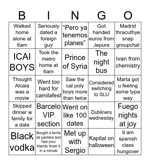 Discovery 2019 Bingo Card