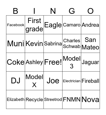 FNMN Covid-19 Style Bingo Card