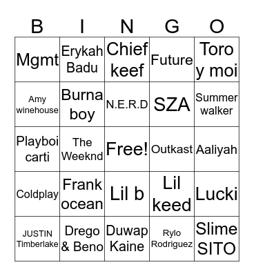 Aaron’s aux Bingo Card