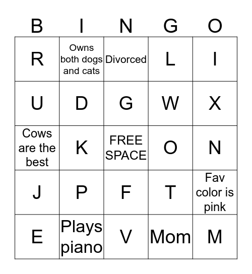 How similar are you to @dinnerkingdedede? Bingo Card