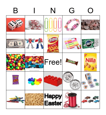 Easter Bingo Card