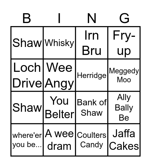 JEEZO BINGO - THE LOCKDOWN EDITION Bingo Card