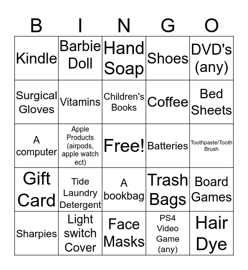 Induct Bingo! Bingo Card