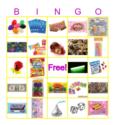 Easter Egg Hunt Bingo Card