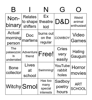 JUDE BINGO Card