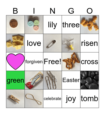 Easter Egg Bingo Card