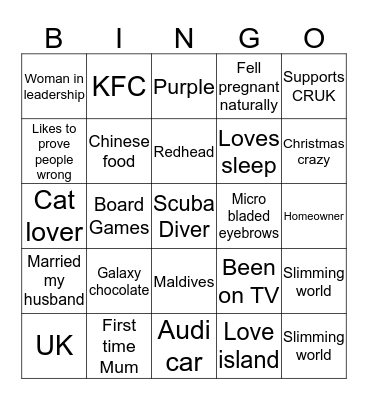 How Similar Are You to Carrie? Bingo Card