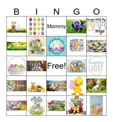EASTER Bingo Card