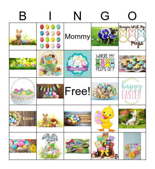 EASTER Bingo Card