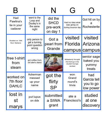 RICH TIES Bingo Card