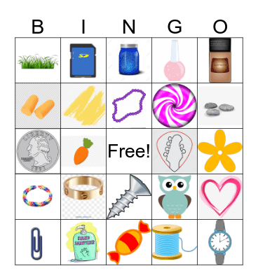EASTER BINGO Card