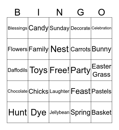 Bobcat Bingo Card