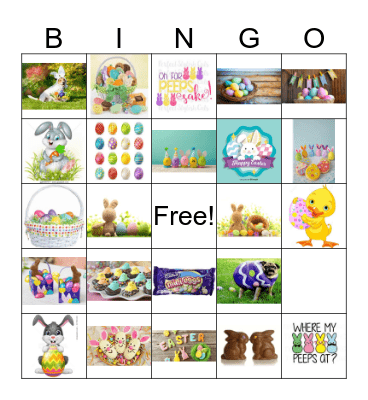 EASTER Bingo Card