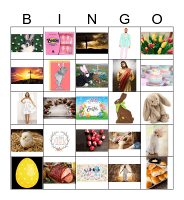 Easter Bingo Card