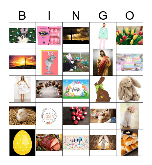 Easter Bingo Card