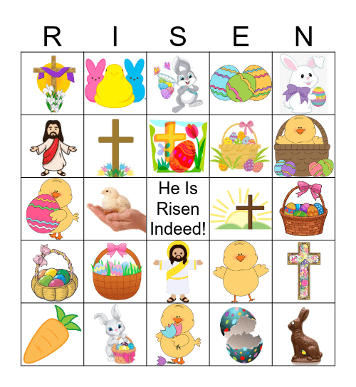 Christ Is Bingo Card