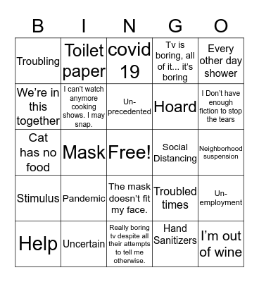 Media Buzzword Bingo Card