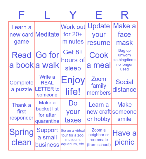 STONEMILL SCOOP: QUARANTINE EDITION Bingo Card