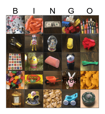 Easter Bingo Card