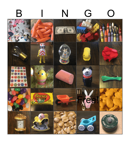 Easter Bingo Card