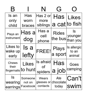 Read 180 Bingo Card