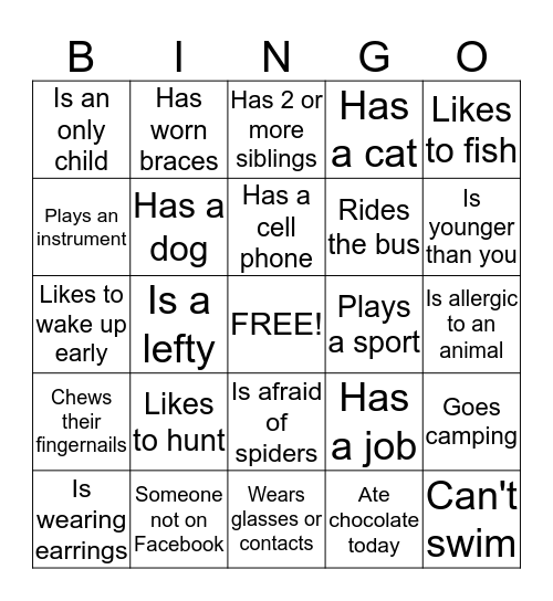 Read 180 Bingo Card