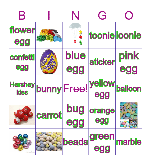 MALLOCH EASTER Bingo Card