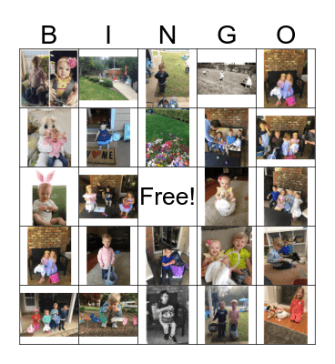 Easter 2020 Bingo Card