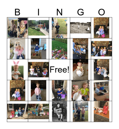 Easter 2020 Bingo Card