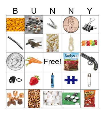 Easter Bingo Card