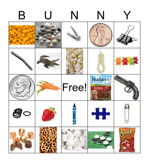 Easter Bingo Card
