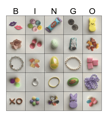 Easter Bingo Card