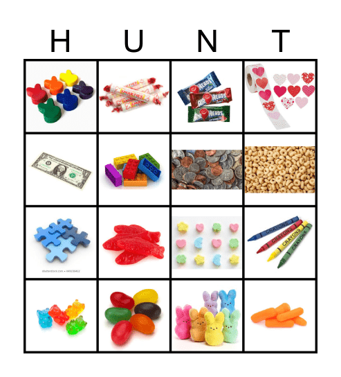 EASTER HUNT Bingo Card