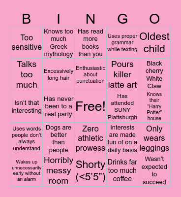 Gingo Bingo Card