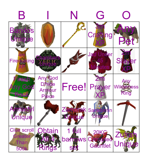 WeNeverTrade May Bingo 2020 Bingo Card