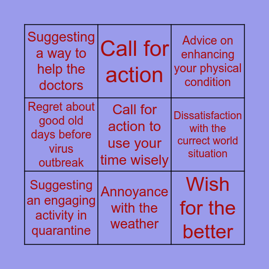 Past subjunctive speaking Bingo Card